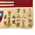 Original U.S. WWII Named Salua Airfield, India 317th Troop Carrier Squadron Leather Blood Chit Belonging To T/sgt John R. Leber - 9 ½” x 10” Original Items