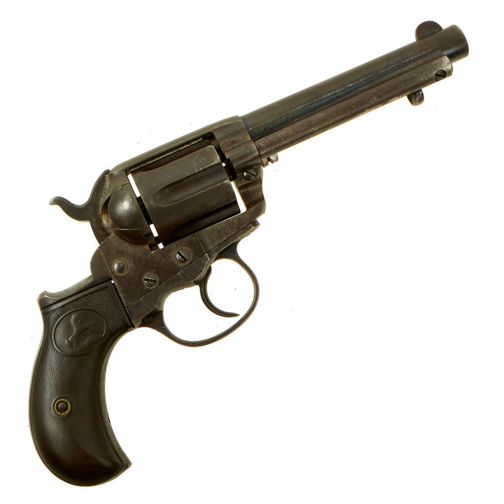 Original U.S. Colt M1877 .38cal Lightning Revolver with 4 1/2" Barrel made in 1890 - Matching Serial 79570 Original Items
