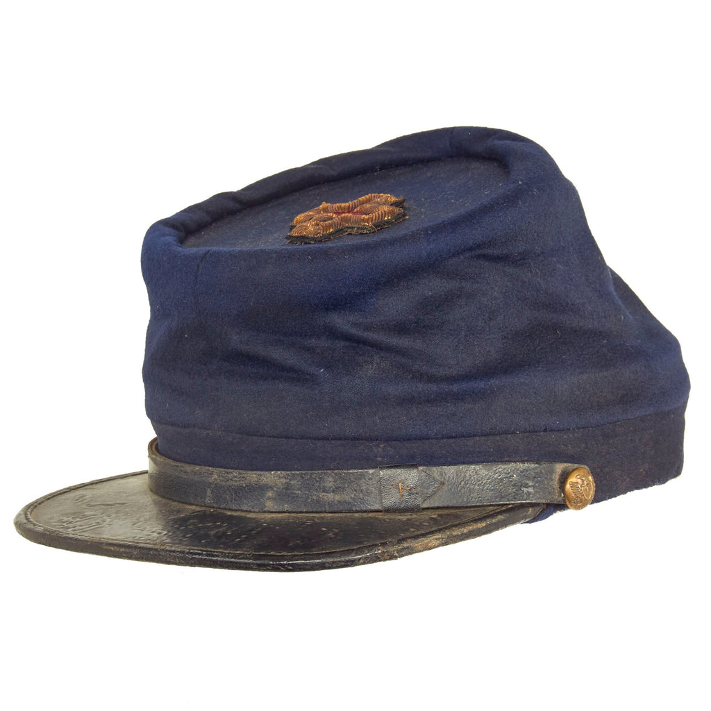Original U.S. Civil War Private Purchase Chasseur Style Pattern Kepi With VI Corps Patch Original Items
