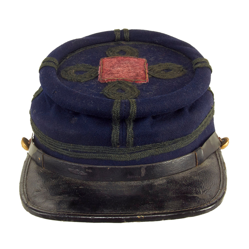 Original U.S. Civil War Private Purchase Chasseur Style Pattern Officers Kepi With XXV Corps, 1st Division Patch Original Items