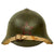 Original WWII Soviet Union M36 Soviet SSh-36 "Gladiator" Steel Combat Helmet with Transitional SSh-39 Style Liner & Chinstrap - Complete Original Items