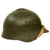 Original WWII Soviet Union M36 Soviet SSh-36 "Gladiator" Steel Combat Helmet with Transitional SSh-39 Style Liner & Chinstrap - Complete Original Items
