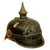 Original Imperial German WWI Bavarian EM/NCO M1915 Pickelhaube Spiked Helmet by Hans Römer - Size 56, Dated 1915 Original Items