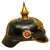 Original WWI Imperial German Prussian M1895 Landwehr Reserve Infantry EM NCO Pickelhaube Spiked Helmet - Complete Original Items