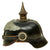 Original Imperial German WWI Prussian Guard Regiment M1915 Infantry EM/NCO Pickelhaube Helmet - Dated 1915 Original Items