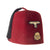 Original German WWII Waffen SS M43 Maroon Parade Fez for Foreign Volunteers with Tassel & Leather Sweatband Original Items