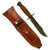 Original U.S. Vietnam War Early 6" Blade "Jet Pilot" Air Force Survival Knife by Camillus with Scabbard & Whetstone Original Items