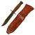 Original U.S. Vietnam War Early 6" Blade "Jet Pilot" Air Force Survival Knife by Camillus with Scabbard & Whetstone Original Items