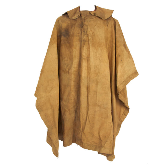 Original U.S. WWI Named M1911 Rain Poncho For African American Soldier From Company B, 509th Engineers Original Items