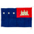 Original Cambodia Vietnam War Flag of the Khmer Republic (1970 - 1975) - 30" x 47” Original Items