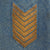 Original French WWI Horizon Blue Artillery Sergeant Uniform Top With 7 Chevrons d’Ancienneté de Présence (Service Chevron) For 3.5 Years of Service Original Items