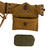 Original U.S. WWII Officer M1936 Pistol Belt, M1911 Holster by Rare Maker, WWI Magazine Pouch & First Aid Pouch WITH Box & Bandage Original Items