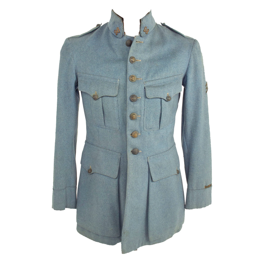 DRAFT WWI French Officer's Horizon Blue Tunic- Original Items