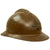 Original French WWII Complete Early Model 1926 Adrian Artillery Helmet with Liner & Chinstrap - Olive Green Original Items