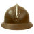Original French WWII Complete Early Model 1926 Adrian Artillery Helmet with Liner & Chinstrap - Olive Green Original Items