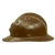 Original French WWII Complete Early Model 1926 Adrian Artillery Helmet with Liner & Chinstrap - Olive Green Original Items
