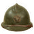 Original WWII French Complete Model 1926 Adrian Engineer Helmet with Liner & Chinstrap - Olive Green Original Items