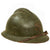 Original WWII French Complete Model 1926 Adrian Engineer Helmet with Liner & Chinstrap - Olive Green Original Items