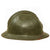 Original WWII French Complete Model 1926 Adrian Engineer Helmet with Liner & Chinstrap - Olive Green Original Items