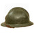 Original WWII French Complete Model 1926 Adrian Engineer Helmet with Liner & Chinstrap - Olive Green Original Items