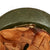 Original WWII French Complete Model 1926 Adrian Engineer Helmet with Liner & Chinstrap - Olive Green Original Items