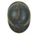 Original French WWI Issue Model 1915 Adrian Helmet in Horizon Blue with Artillery RF Badge and Early First Pattern Liner Original Items