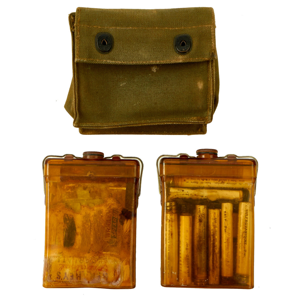 Original U.S. WWII Army Air Corps Type E-17 Emergency Sustenance Kit Original Items