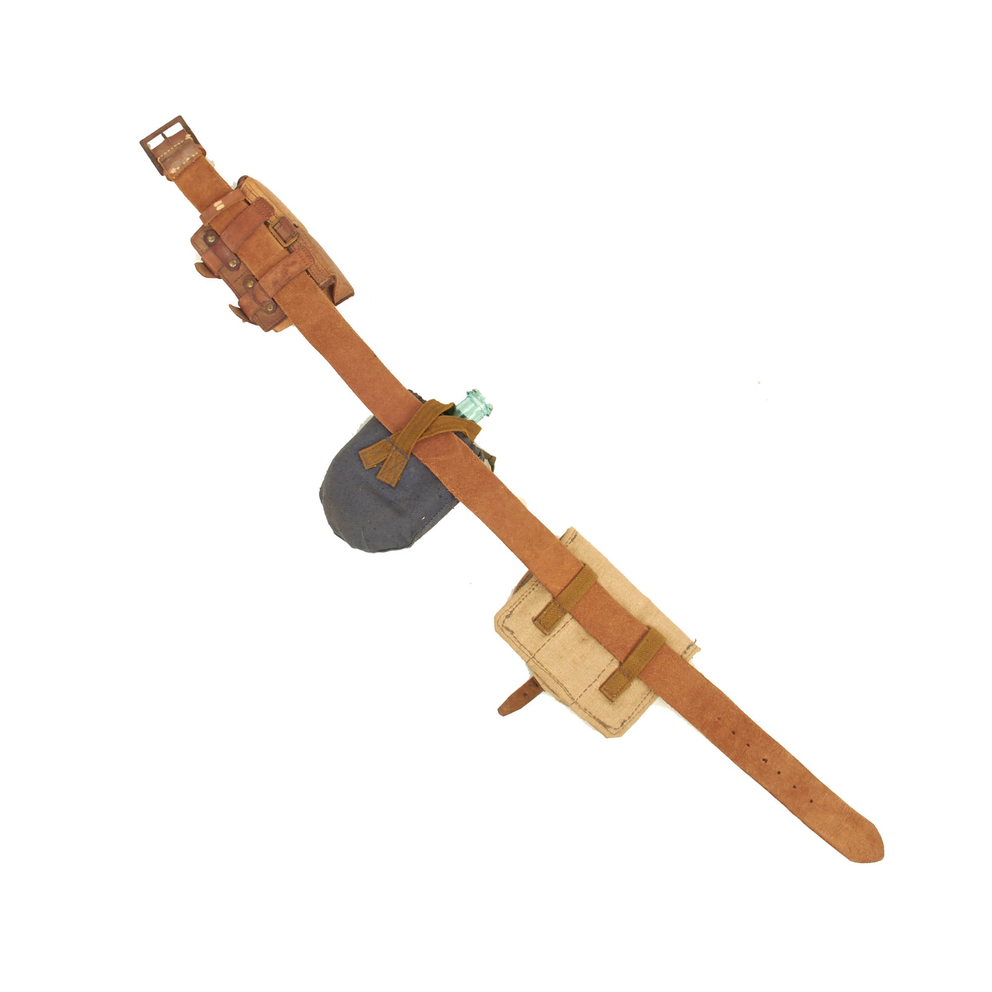 Original Soviet WWII Infantry Rifleman's Belt Rig with Glass Canteen ...