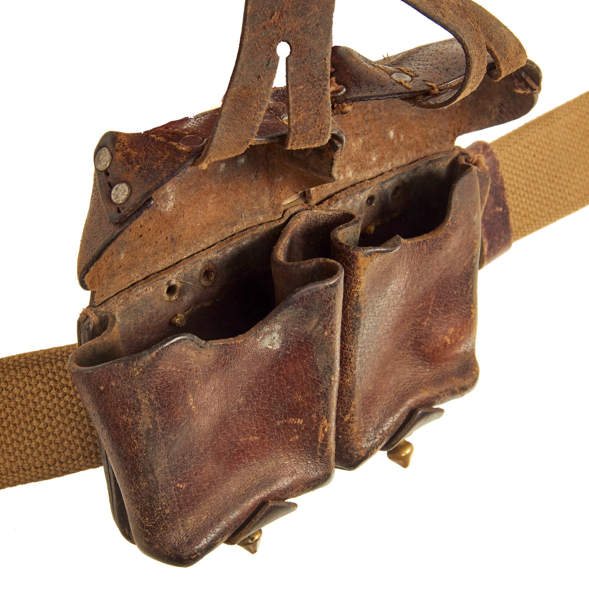 Original Soviet WWII Infantry Rifleman's Belt Rig with Glass Canteen ...