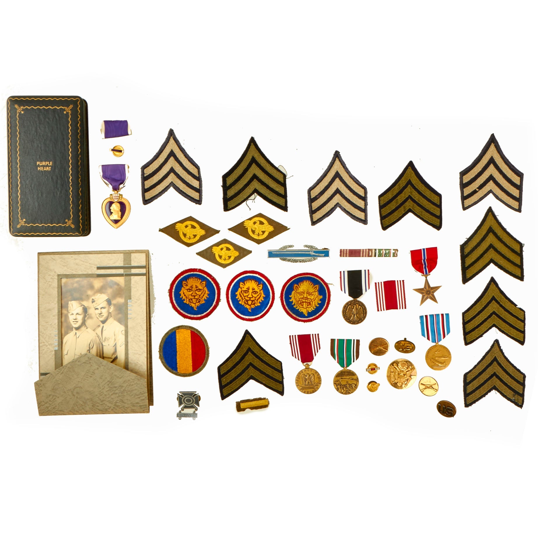 Original U.S. WWII 106th Infantry Division Wounded Prisoner