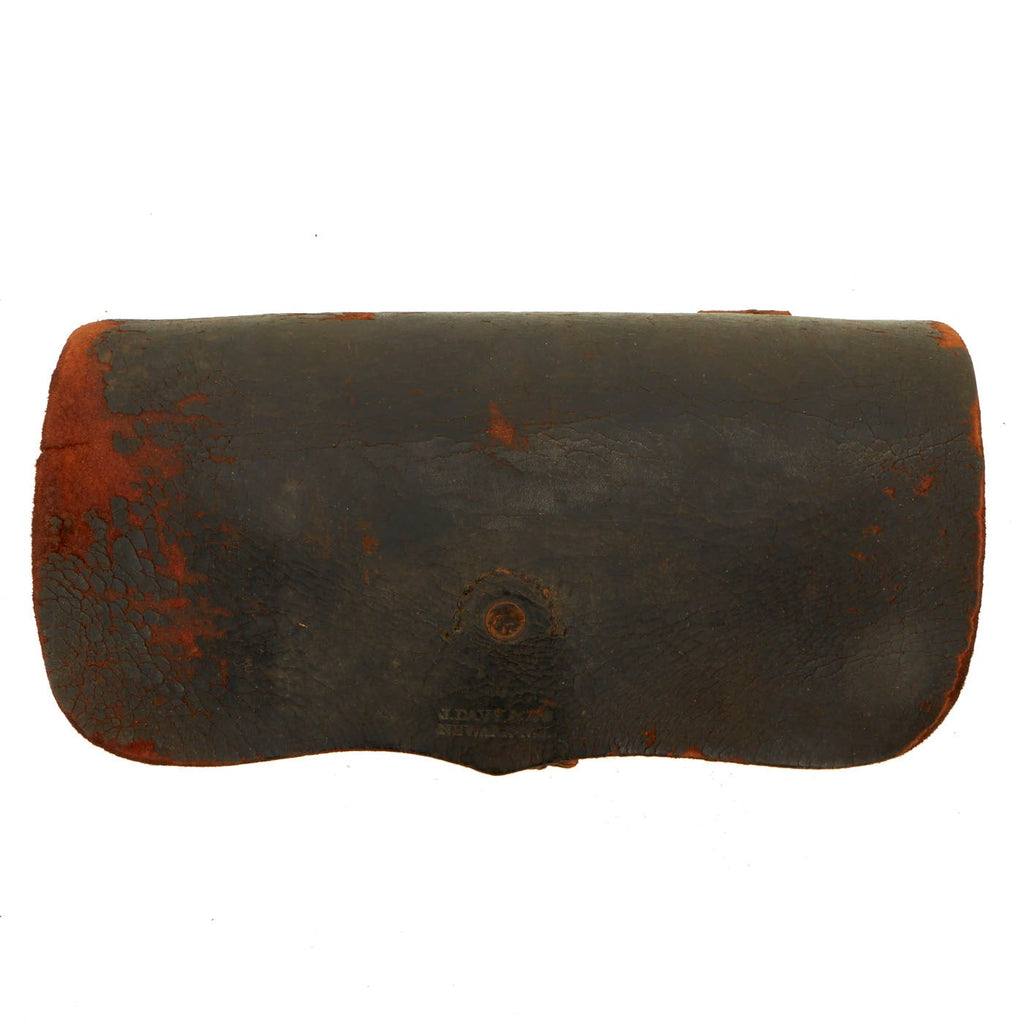 Original U.S. Civil War Model 1861 ”Universal” Carbine Cartridge Box, Complete with Wooden Block Insert Original Items