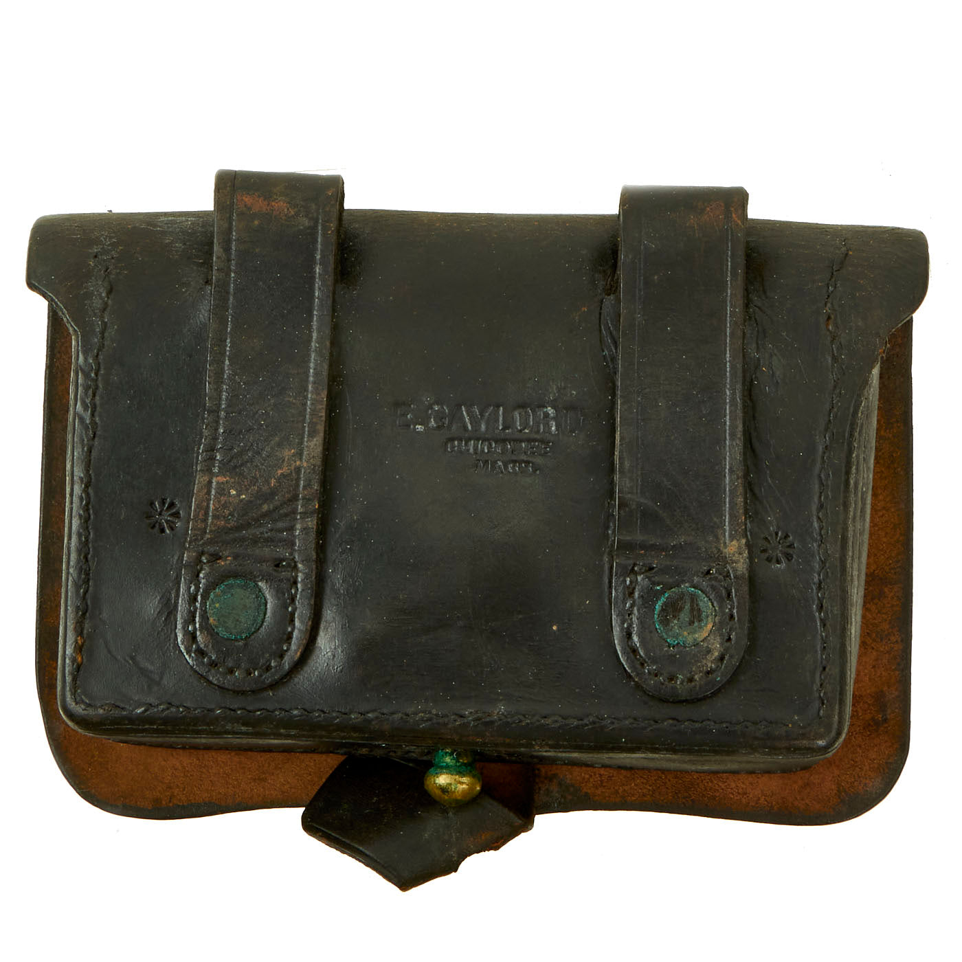 Original U.S. Civil War Federal Issue .44 Caliber Pistol Cartridge Box ...