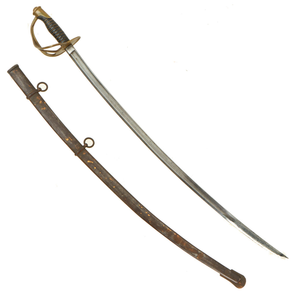 Original U.S. Civil War Model 1860 Cavalry Saber and Scabbard by Mansfield & Lamb - Dated 1865 Original Items