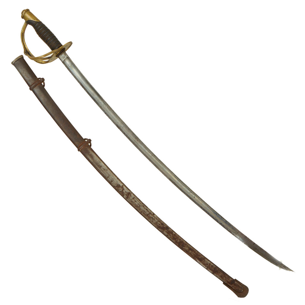 Original U.S. Civil War Model 1860 Cavalry Saber and Scabbard by Mansfield & Lamb - Dated 1865 Original Items