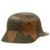 Original German WWI M16 Stahlhelm Helmet Shell with Panel Camouflage Paint - Named - Marked ET64 Original Items