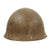 Original Japanese WWII Type 92 Army Helmet with Damaged Liner and Chinstrap - Tetsubo Original Items