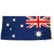 Original Australian WWII Era Applique Large Heavy Cotton Flag by Smith Copeland & Co - 33" x 71" Original Items