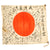 Original Japanese WWII Hand Painted Silk Good Luck Flag Covered with Writing - 28" x 34" Original Items