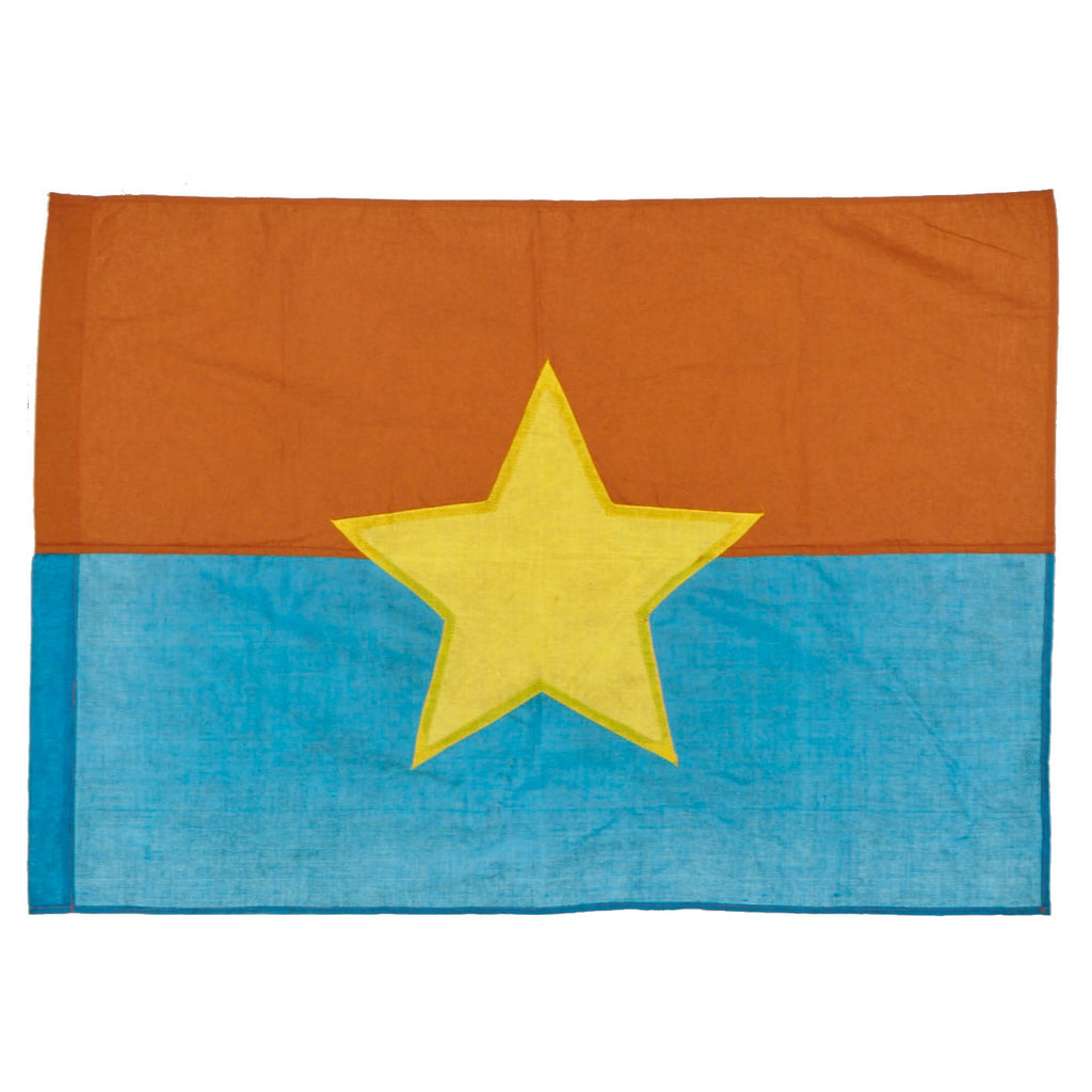 Original Vietnam War North Vietnamese Army Viet Cong Flag - 30" x 21" Original Items