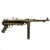 Original German WWII Replica MP 40 Cap Plug Firing Submachine Gun by MGC Japan with Original Box Original Items