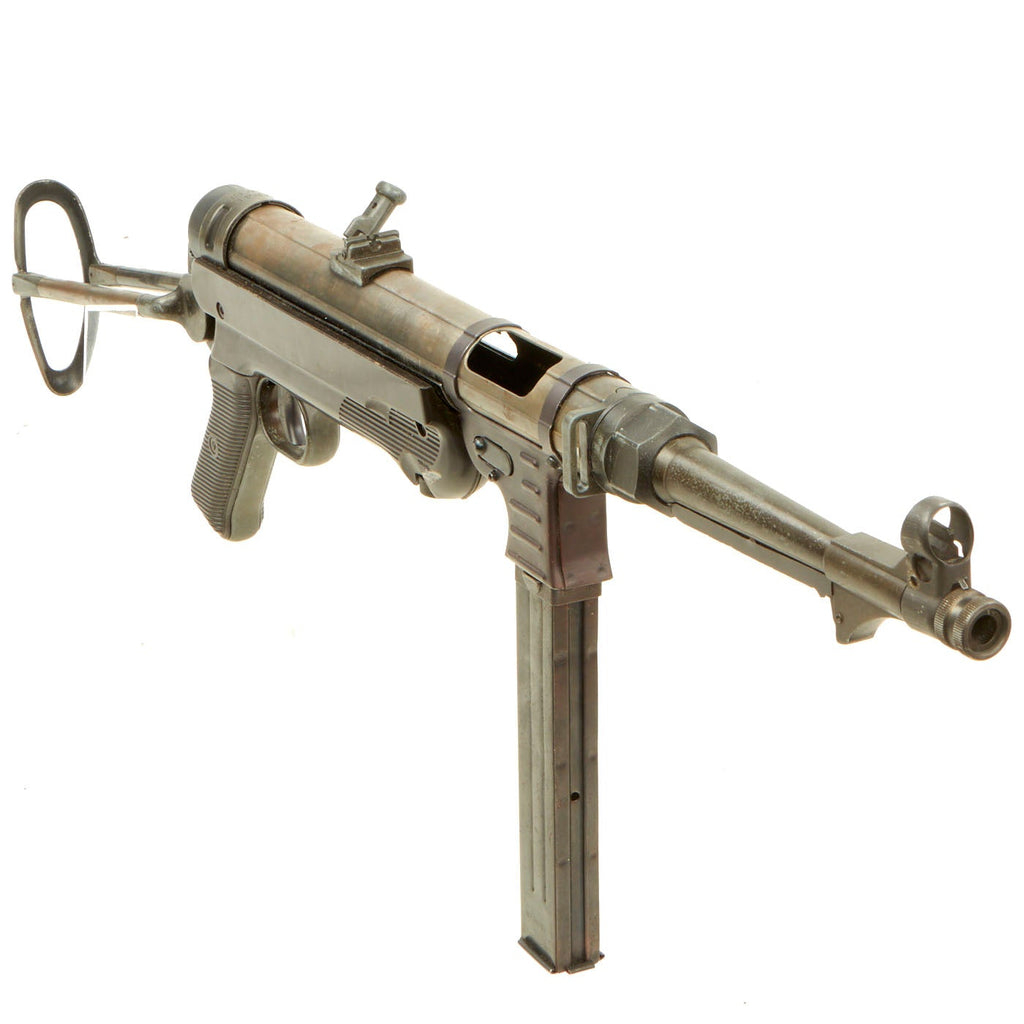 Original German WWII Replica MP 40 Cap Plug Firing Submachine Gun by MGC Japan with Original Box Original Items