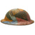 Original U.S. WWI M1917 Doughboy Helmet with Camouflage Panel Textured Paint Original Items
