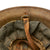 Original U.S. WWI M1917 Doughboy Helmet with Camouflage Panel Textured Paint Original Items