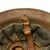 Original U.S. WWI M1917 Doughboy Helmet with Camouflage Panel Textured Paint Original Items