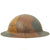 Original U.S. WWI M1917 Doughboy Helmet with Original Camouflage Textured Paint - Size 6 7/8 Liner Original Items