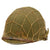 Original U.S. WWII 1942 M1 McCord Front Seam Helmet with Korean War Westinghouse Paratrooper Liner and Net Original Items