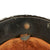 Original German WWII M34 Square Dip Aluminum Fire Police Helmet with Double Decals - Feuerwehr Helmet Original Items