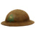 Original U.S. WWI M1917 91st Infantry Division Doughboy Helmet With Textured Paint - Wild West Division - SHELL Original Items