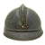 Original French WWI M1915 Adrian Mountain Trooper Chasseurs Helmet - Horizon Blue - Complete Original Items