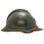 Original French WWI M1915 Adrian Mountain Trooper Chasseurs Helmet - Horizon Blue - Complete Original Items